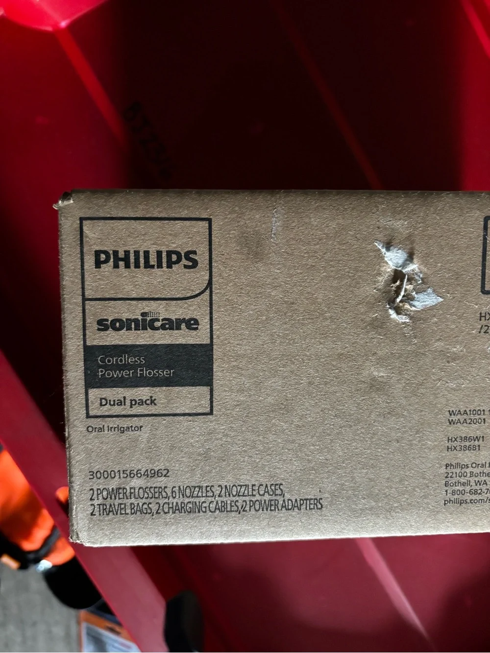 NWT Philips Sonicare Dual Pack Power Flosser